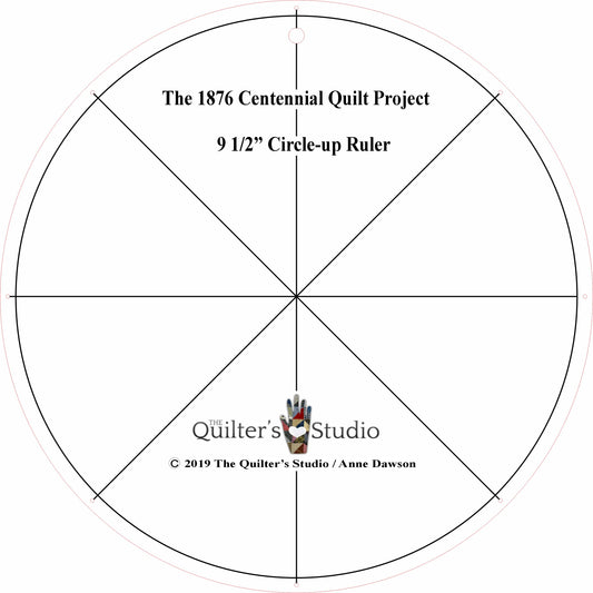 9 1/2" Circle Up Ruler with EeziGrip