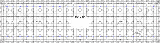 Custom EeziGrip® Rulers — 6½″ × 24″ (Wholesale Sheets)