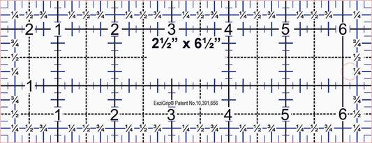 2 1/2"x6 1/2" with EeziGrip - Qty 126 - 1/2 Sheet