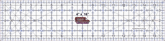 4"x16" with EeziGrip - Qty 13 - 1/4 Sheet