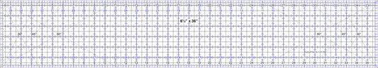 6 1/2"x36" with EeziGrip - Qty 3 - 1/4 Sheet