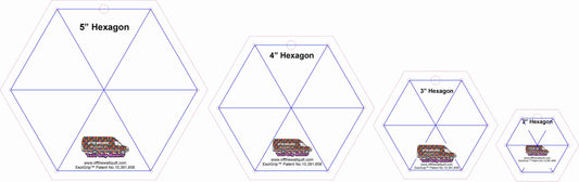 Hexagon Small (2", 3", 4", 5") with EeziGrip