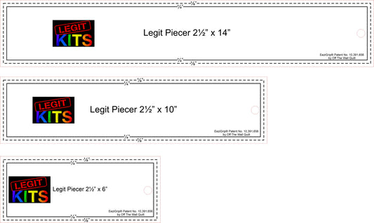 Legit Kits - Legit Piecer 2 1/2" Set (6", 10", & 14")