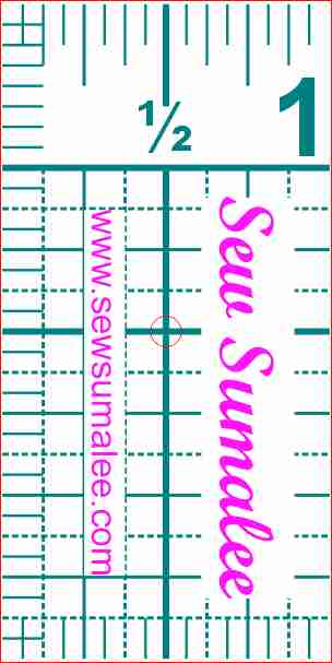 Sew Sumalee - 1" x 2" Ruler
